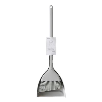 Broom and Dustpan Set (Freestanding/Web-Exclusive Color) (Indoor/Outdoor/Balcony/Entryway Cleaning) for Clean Living, Gray, R452GY