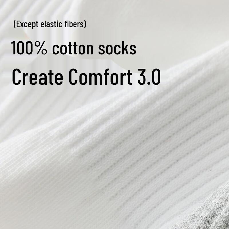 UNRSTND Men's Anti-Odor Cotton Mid-Calf Socks (5-Pack)
