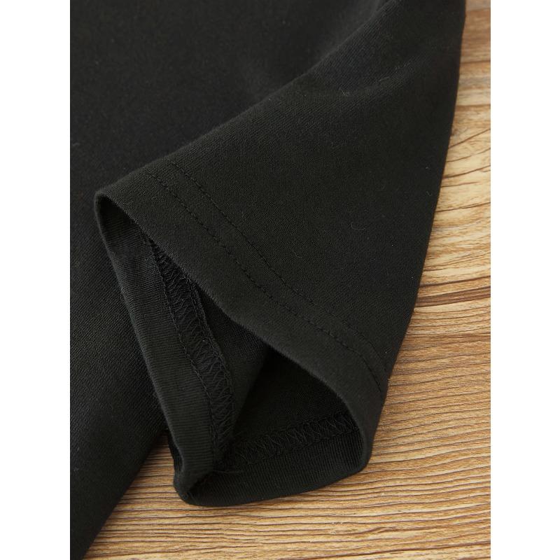 European Size Girls Round-neck Short-sleeved T-shirt with Unique English Patterns GOOD But I Take After My GRANDMA