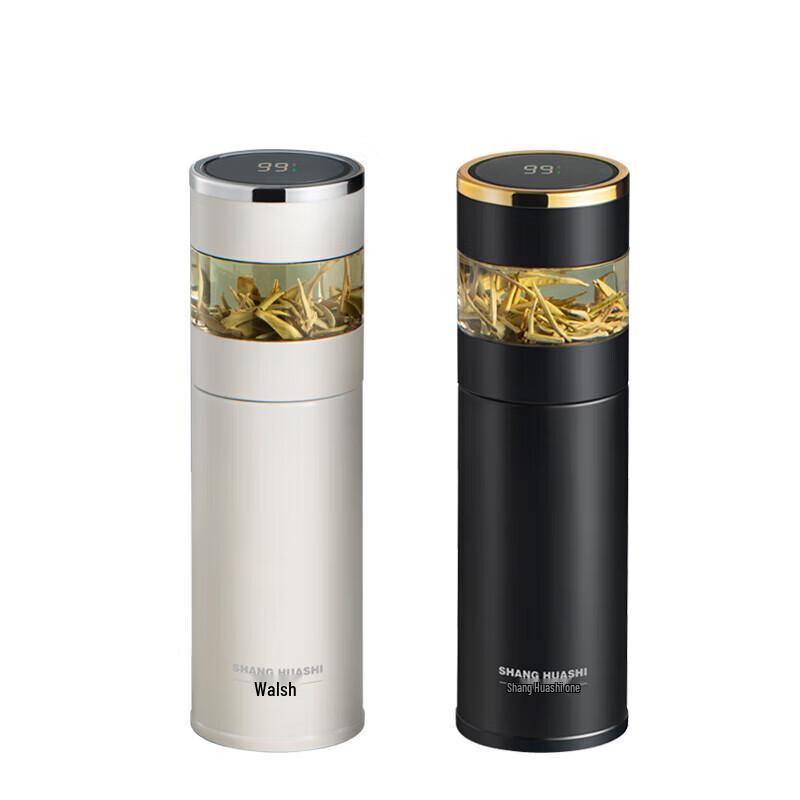 Shanghuashi 430ml Tea Infuser Bottle with LED Display