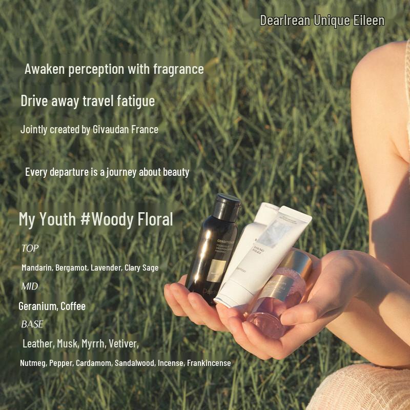 Dear Ilean 'My Youth' Scented Travel Bath & Hair Care Set