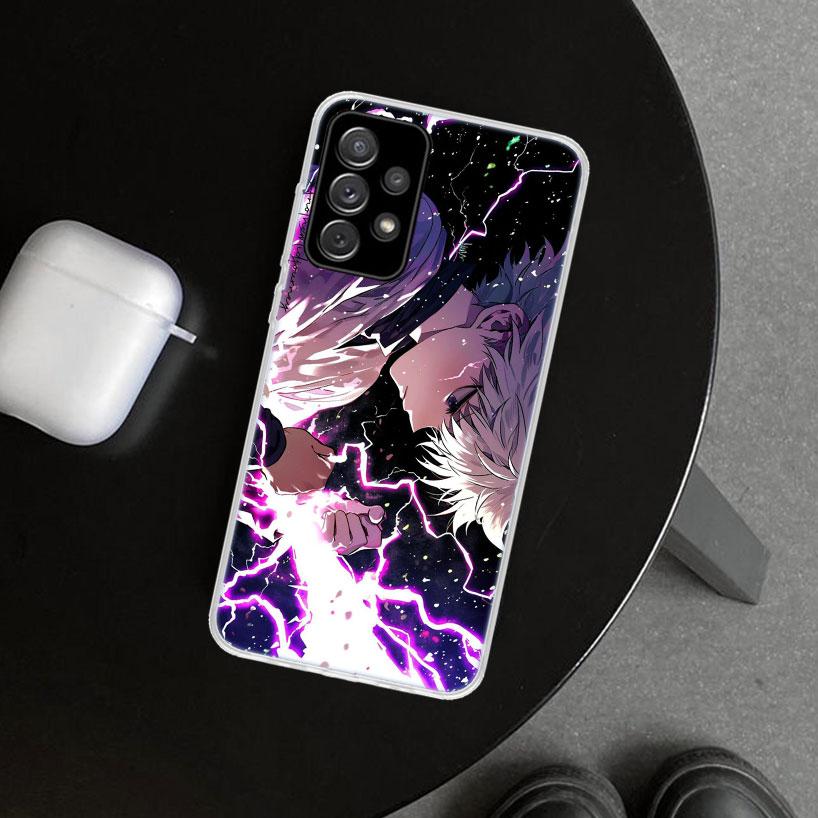 Huner X-Hunters Killua Phone Case Cover for Samsung Galaxy A12 A22 A32 A52 A72 A02S A51 A50S A31 A20S A10S Note 20 Ultra 10 Plus