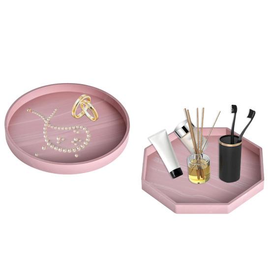 Silicone Tray Waterproof Bathroom Kitchen Decorative Counter Jewelry Organizer for Soap Perfume for Keys Non-Slip Dish Holder Dispenser