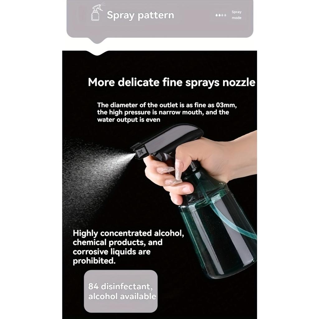 Transparent Pressure Spray Pot, Dual Mode Spray, Suitable for Watering Plants and Home Disinfection, Durable and Easy To Use Design