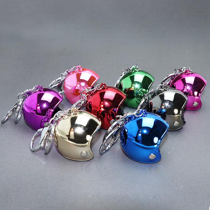 Colorful Exquisite Helmet Keychain & Bag Pendant with Wind-Breaking Duck Head