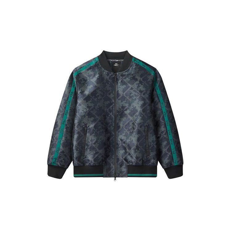 

FILA 3.1 Phillip Lim Collaboration Series All Over Print Woven Jacket Men Jacket Legendary-Blue F11M046706F-NV M