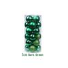 Elegant Pack of 24 Plastic Christmas Ornament Balls Shiny Matte Glitter