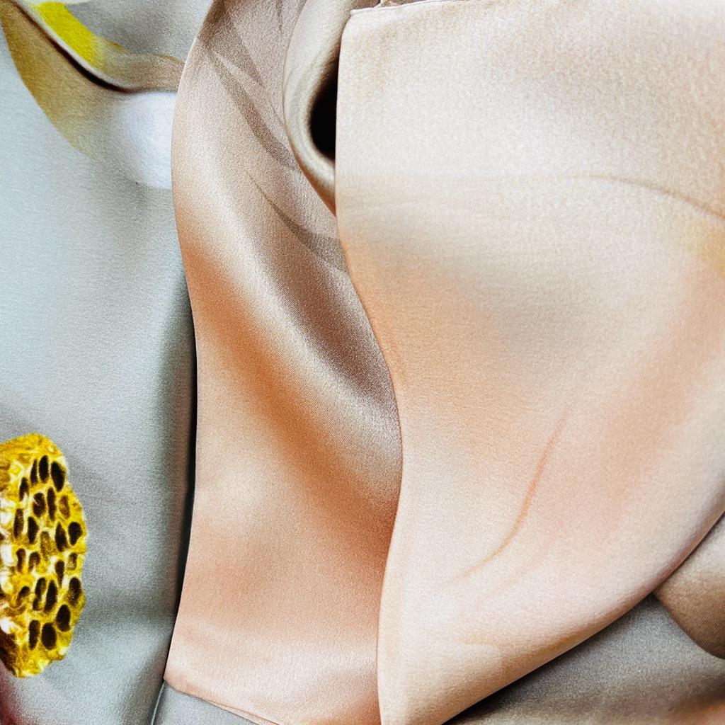 Spring And Autumn Silk Scarf Women'S Silk Long Scarf Gift Chinese Style Cheongsam Shawl With 100% Mulberry Silk