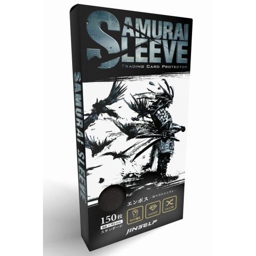 

JINSELF [150 Sleeves x Transparent] Samurai Sleeves 3 (Fine Embossed, Black Back) Color Card Sleeves Card Game Sleeves Character Trading Cards 66 x 91