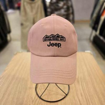 Jeep Mountain Logo Embroidered Ball Cap_JO0GCU191