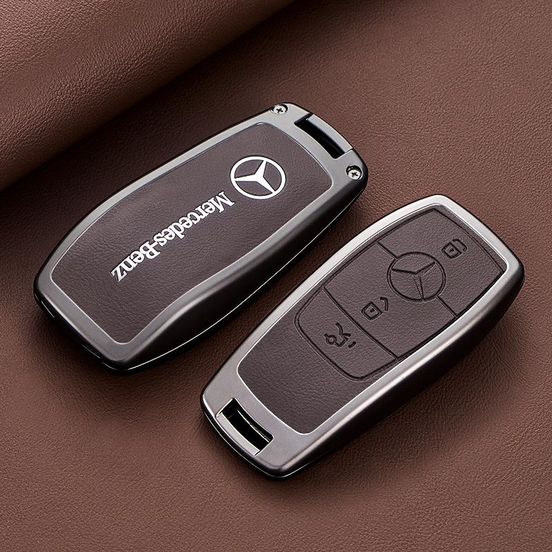 Key Fob Cover for Mercedes Benz EQS450 2024, Key Fob Case for Benz EQE350 S580 C300 C-ClassSmart key accessories ZK9