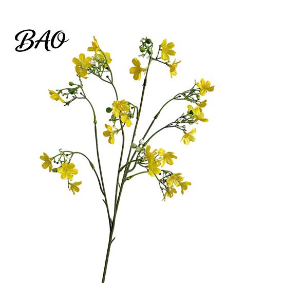 Spring Floral Decoration Artificial Flowers, with Flexible Stems Branch, Realistic Petals Long-Lasting Flowers Arrangement, for Home Wedding