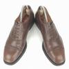 Christian Peret France Leather Straight Tip 26.5 Brown Dress Shoes Business(USED)