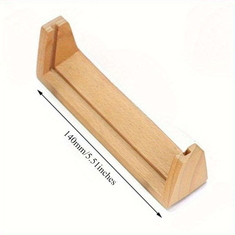 2 Stück 5 Zoll U-förmige Basis Acryl Massivholz Holzrahmen Nordischer Rahmen Hochzeitsfoto Bilderrahmen Desktop Büro Fotodeko