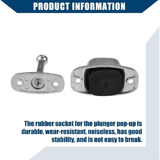 Wohnmobiltürhalter/Kolben und Buchse Anhängertürhalter für Auto Wohnmobil Reiseanhänger LKW-Anhänger Schuppentür/Langlebig / 2er-Set