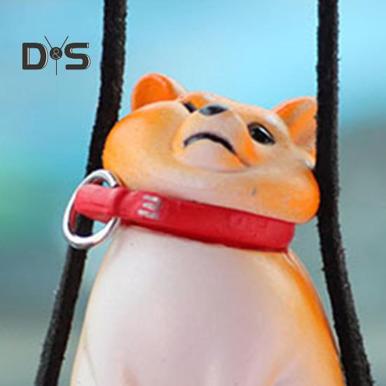 Hund Auto Hängendes Ornament Niedliche Hundeform Rückspiegel Hängendes Auto Klimaanlage Innenzubehör