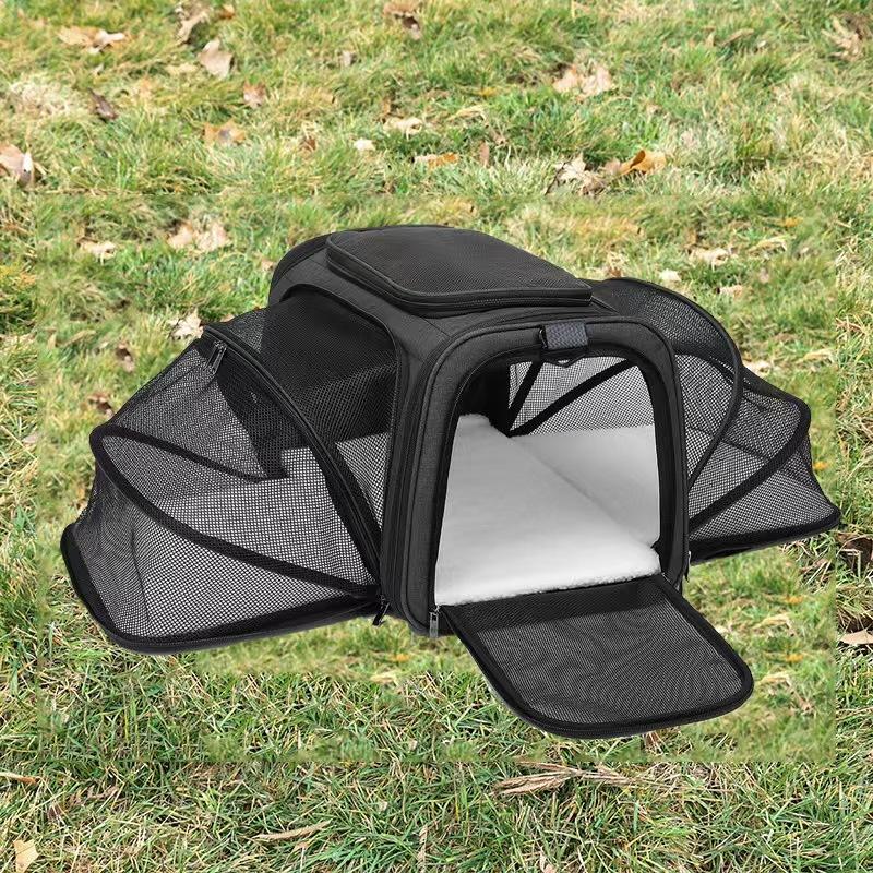 1PCS Transport Bag Carriers Backpack Portable Breathable Foldable Shoulder Bag Cat Dog Carrier Bags Outgoing Travel Pets Handbag