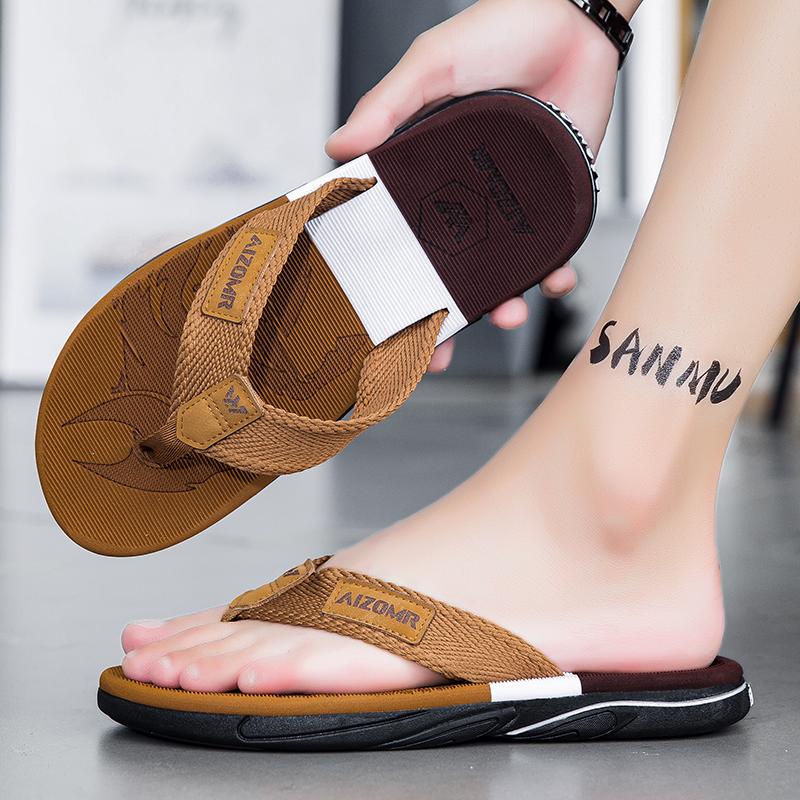 Man House Flip Flops Summer Breathable Beach Shoes EVA Slippers Sandals Men Flip Flops Soft Slippers Home Clogs Slides