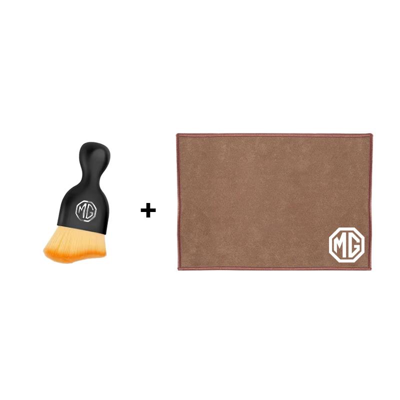 Car Suede Towel Rag Cleaning Soft Brush Cleaner Tools For Morris Garages MG ZS 5 7 6 Cyberster MG4 EV ES5 HS ONE GT GS MG3 EZS