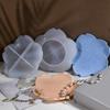 Customizable Silicone Flower Tray Mold Heat Resistant Coaster Mould Jewelry Making Tool for Home Decoration Enthusiasts