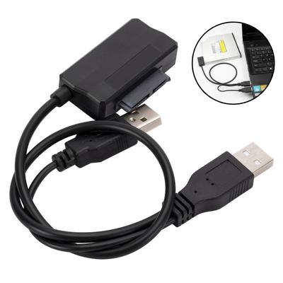 Sata To Usb 2.0 Adapter Cable External Power Cable For Cd/Dvd Rom Slimline Drive
