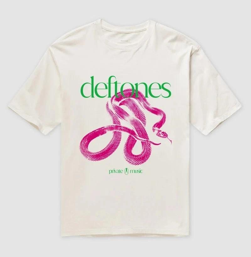 Deftones Private Music New Album 2025 short sleeve white shirt Reprint Unisex T-Shirt S