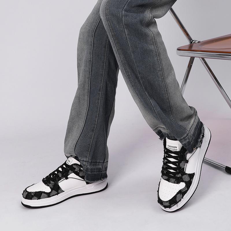 Men’s Jogging Sports Shoes Casual Street Style Running Sneakers Retro Students Plus Size Skate Board Shoes