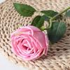 Retro Simulated Single Rose Multiple Colors Suitable For Wedding And Decor Home