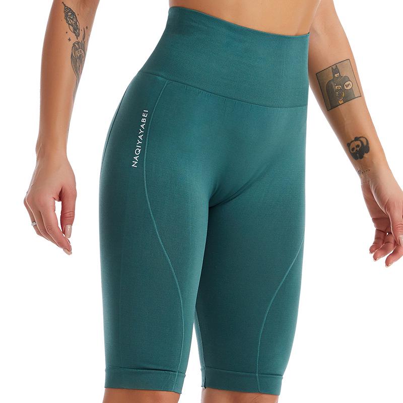 

High Waist Women s Yoga Pants - Tummy Control, Quick-Dry, Breathable, Solid Color, Peach Lift, Fitness Running Leggings. L/XL: 125-150 lbs зелений