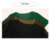 European Spring/Summer 2023 V-neck Mesh T-shirt with Rhinestone Cutout: Women's Fashionable Slimming Base Shirt