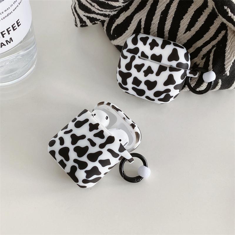 Simple cow pattern for AirPods 1 generation protective cover personalized second generation 1 generation pro1 apple bluetooth headset case