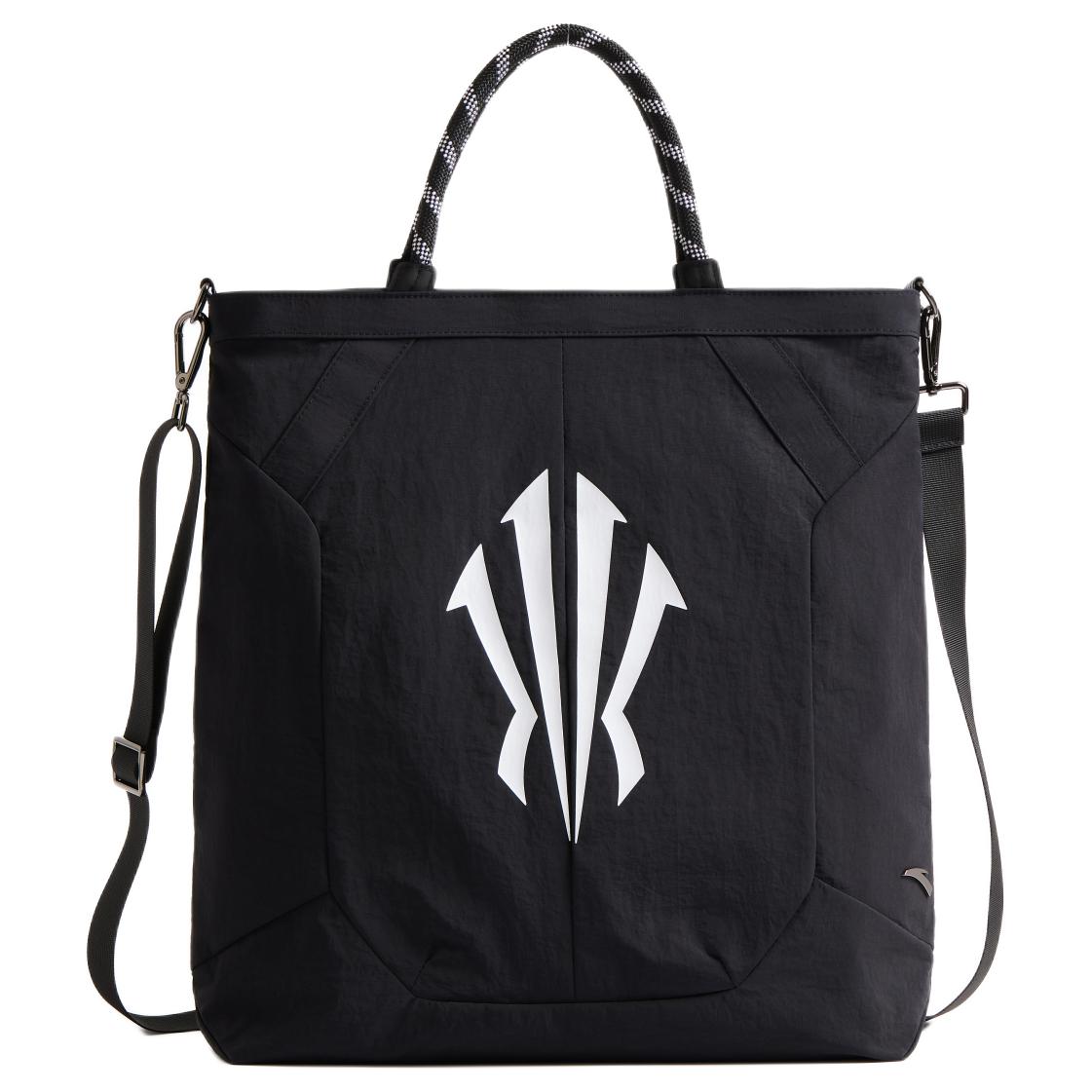 

Anta Kyrie Basketball Series Detachable Adjustable Shoulder Strap Fabric Crossbody Tote Bag Unisex bags Black 192431165R-1 Black