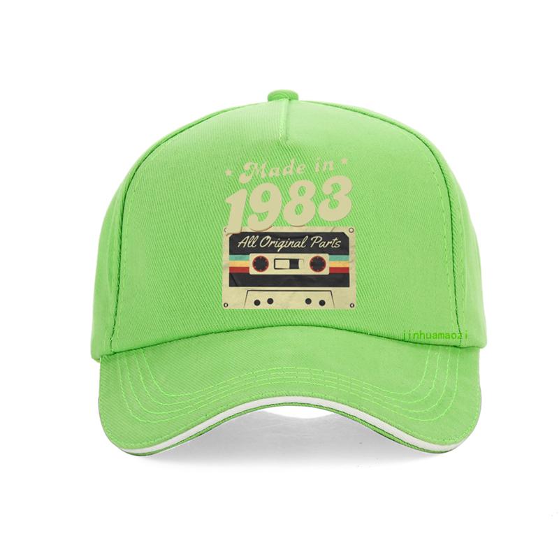 Funny Vintage Made In 1983 Baseball Cap Summer Style Funny Unisex Women Hip Hop Hat Adjustable Gym Golf Caps Gorro