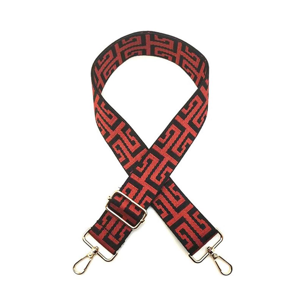 Regulowany Szeroki Pasek do Torby z Etnicznym Wzorem Trwały Etniczny Pasek do Torby Zamienny Etniczny Pasek na Ramię do Torby Trwały
