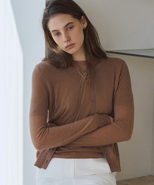 ANGELO BIANCO Wool 100 Soma Merino Cardigan