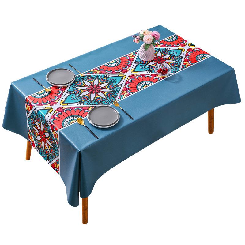 Nordic Exotic Tablecloth Waterproof And Oil-Proof Rectangular Tablecloth Wind Dining Table Cloth Pvc Coffee Table Cloth