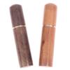2Pcs Tragbare Zahnstocher Eimer Holz Zahnstocher Halter Eimer Mini Box Nadel Fall