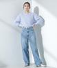 Nano Universe Tulle Mohair Knit Pullover be paired with other Size F Women's (Can items) (110), Blue, 669-5122304