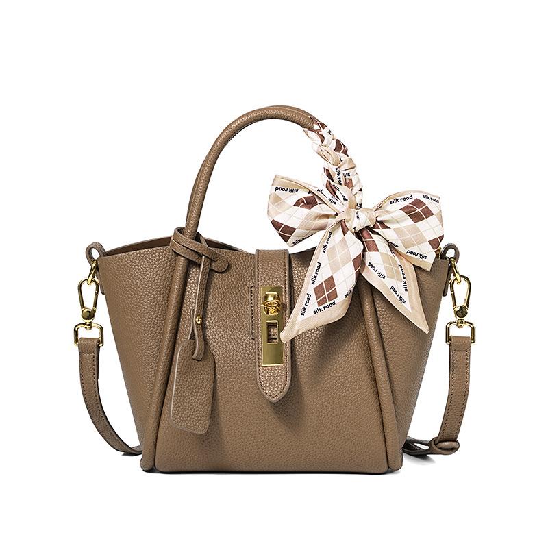 

Универсальная сумка-мессенджер из высококачественной коровьей кожи, женская сумка, корзина для овощей из натуральной кожи, переносная сумка-ведро для женщин