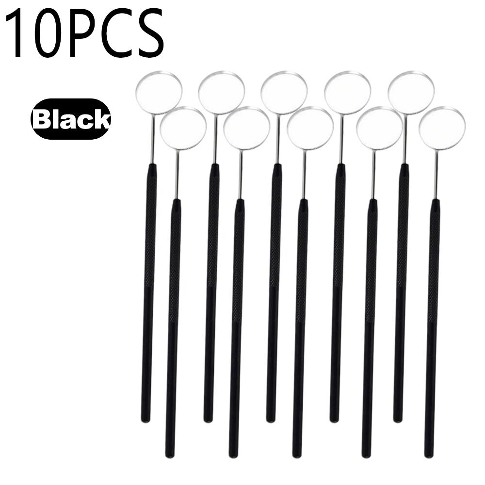 10 Pack Dental Mouth Mirrors with Reflector for Professional and Home Oral Examination and Teeth Inspection