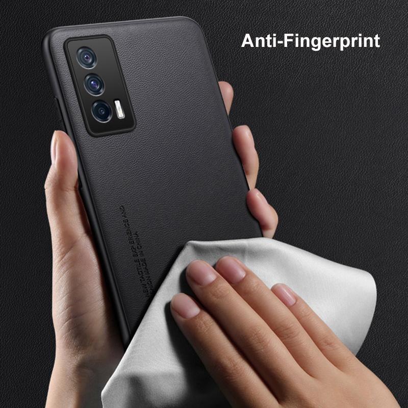 Luxury PU Leather Case For Vivo iQOO Neo 5 Back Cover Matte Silicone Shockproof Full Protection Phone Case For Vivo iQOO Neo5