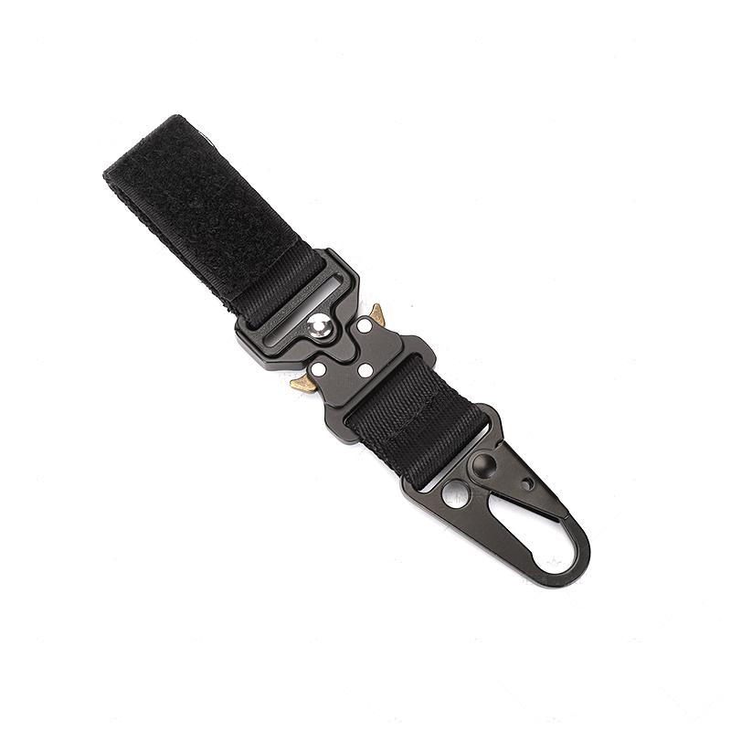 GINA EDC Ausrüstung Schnellverschluss Schlüsselanhänger Clip Taktischer Multifunktions-Gürtel Karabiner Haken Riemenclip für Camping Wandern Schlüssel