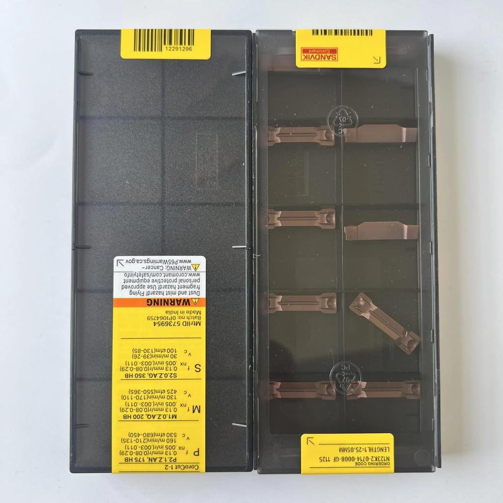 Original Sandvik / N123K2-0714-0008-GF 1125 /CNC CARBIDE tool blade 10 Pcs