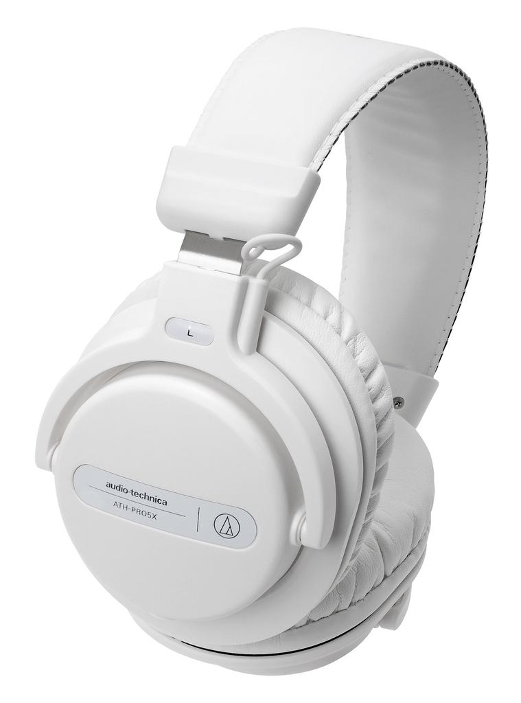Audio-technica DJ Headphones, White, ATH-PRO5X WH