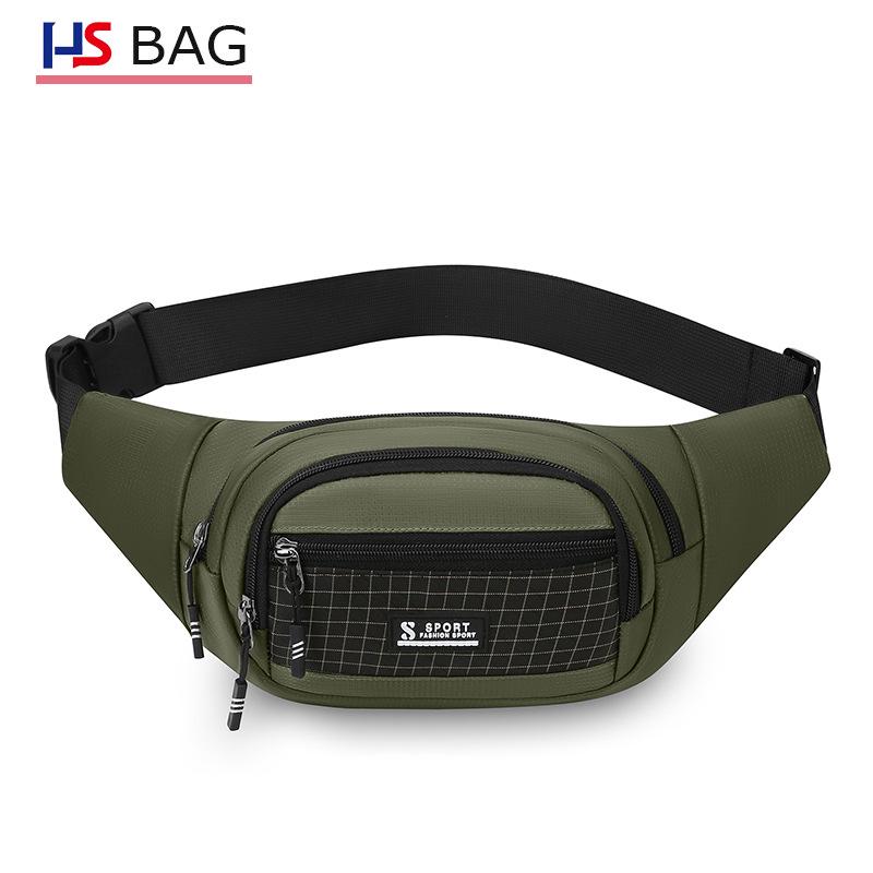 

Unisex Water-Repellent Waist Pack: Multi-functional, Large Capacity Work & Sports Bag, Wear-Resistant and Ideal for Construction & Cashier Use
