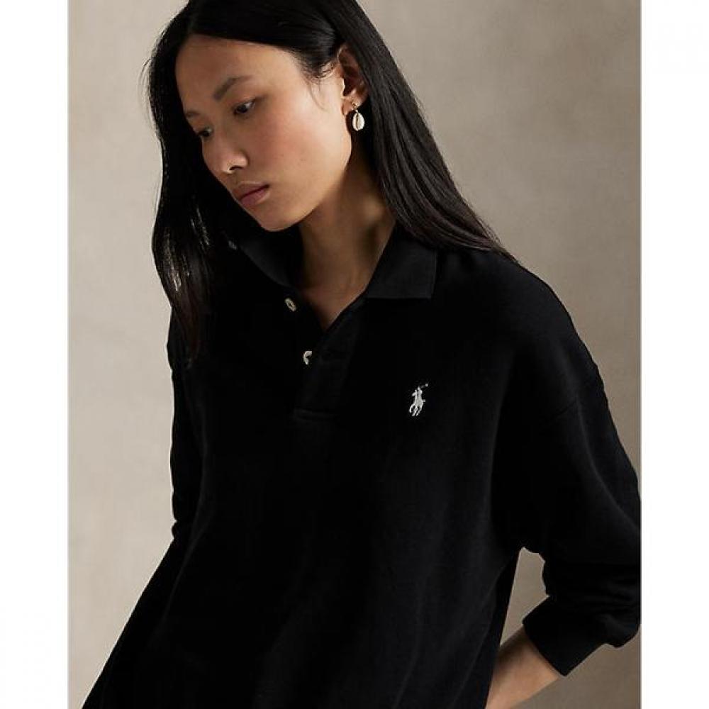Polo Ralph Lauren Women S Lightweight Fleece Long Sleeve Polo Wmpokninfb20863001 