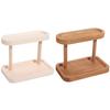 Nature Wood Jewelry Storage Rack Cosmetics Shelf Desktop Organizer  Office