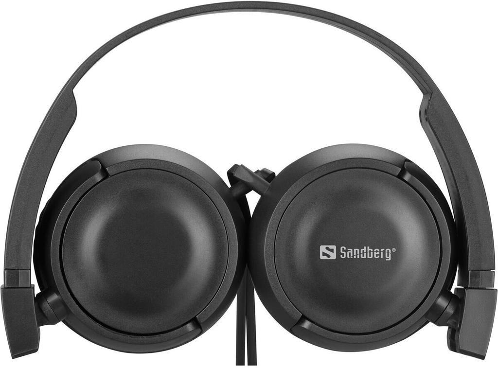 Наушники Sandberg Saver MiniJack HeadPhoneTravel (Keine шумоподавление Kabelgebunden) белый/черный