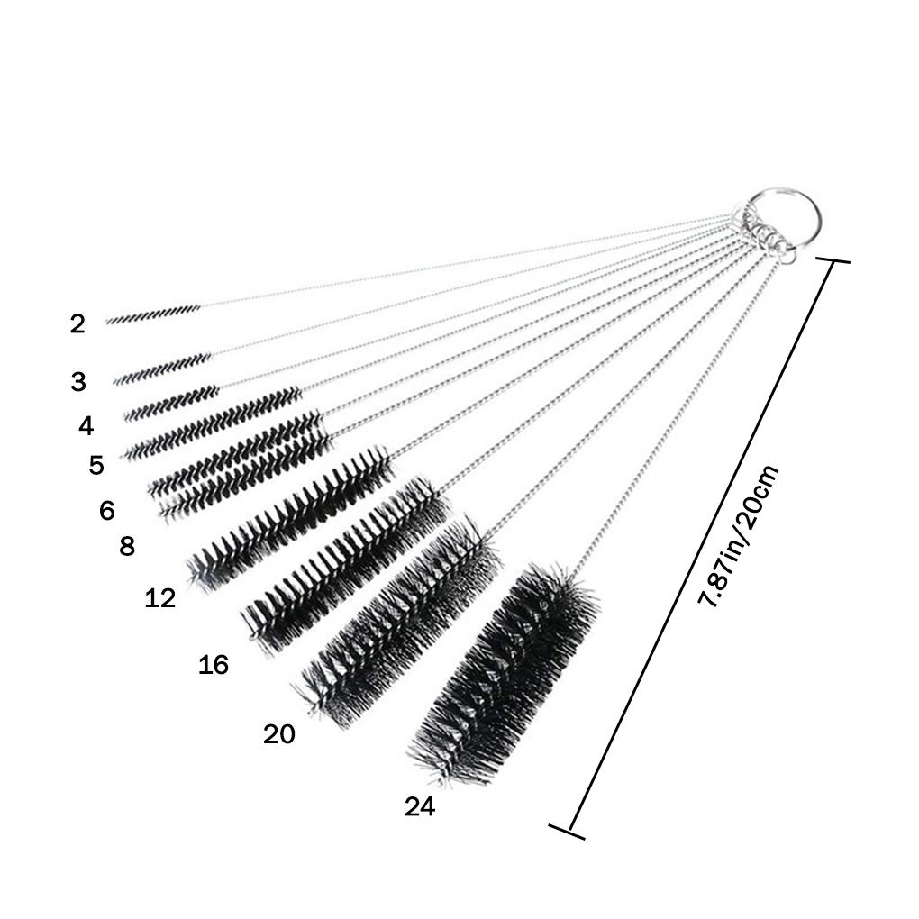 Coffee Machine Tube Brush Cleaning Nylon Brush for Drinking Straw Household Cup Bottle Scrubber