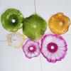 Retro Lotus-shaped Glass Pendant Lamp for Home Cecoration Lighting Dining Room Bedroom Bedside Long-line Ceiling Lamp Store Lamp